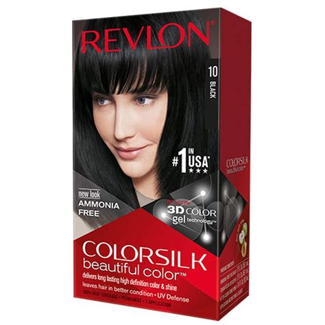 revlon hair color black|revlon colorsilk jet black.